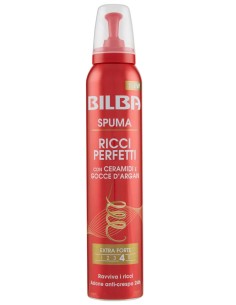 Bilba Spuma Per Capelli 200ml - Ricci Perfetti Con Ceramidi E Gocce D'argan